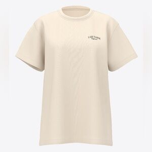 PINK Victoria's Secret Cream Short Sleeve Tee OVERSIZED